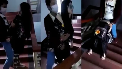 Bokep Indo | ABG Cakep Mesum Ditangga Kampus